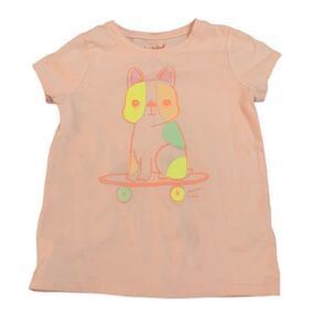 Toddler girls dog T-shirt